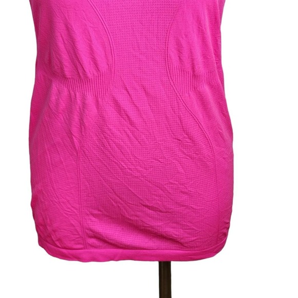 Zyia Active Seamless Copper Charged Tank Top Women's Large Hot Pink - Picture 3 of 8